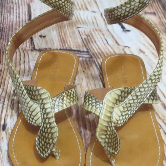 My Buddha Babes Shoes - My Buddha Babes 8 Leather ankle wrap sandals